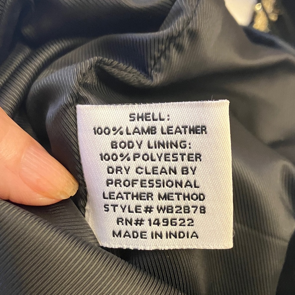 Walter Baker Black Leather Shorts - Picture 3 of 8